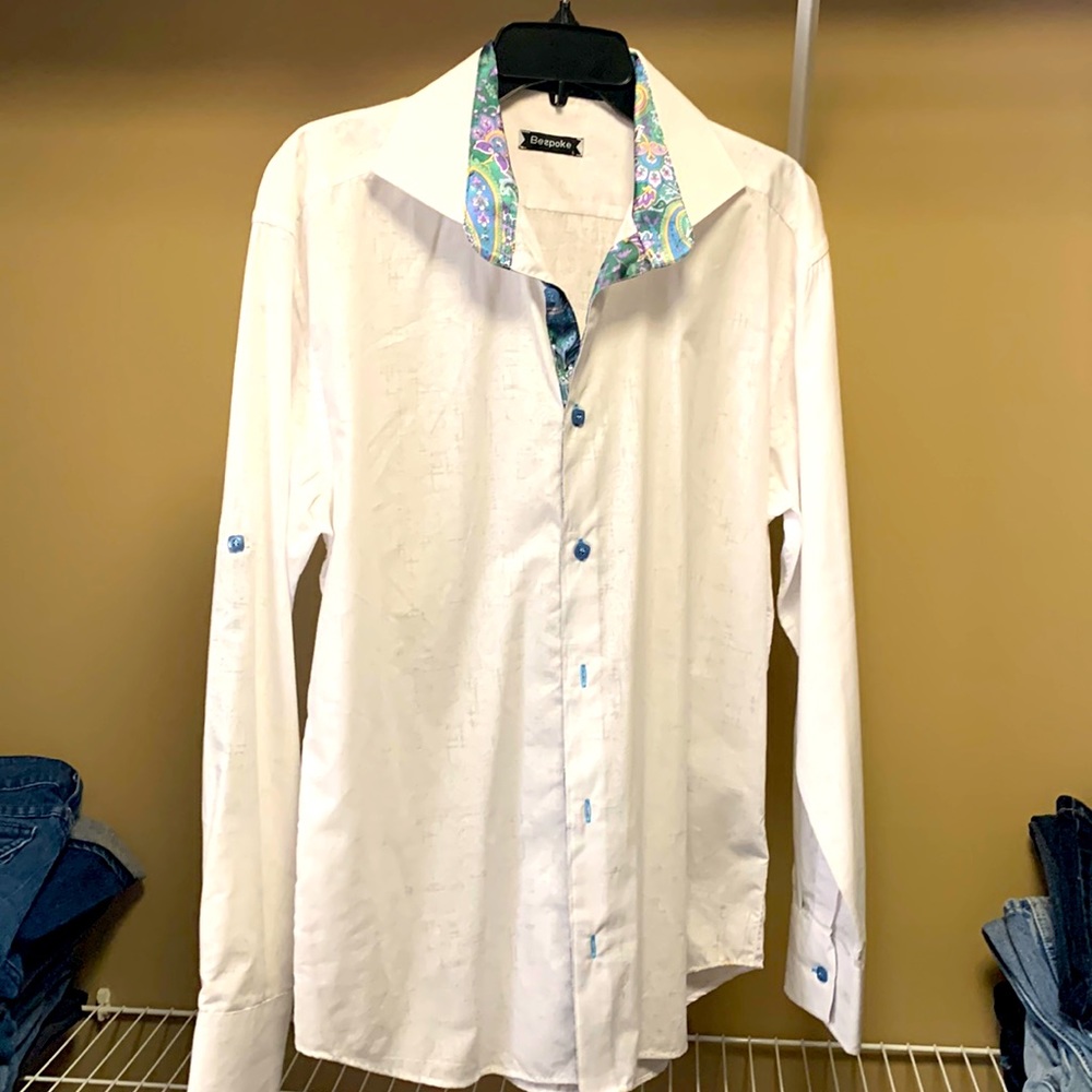 Mens Bespoke dress Shirt NWOT